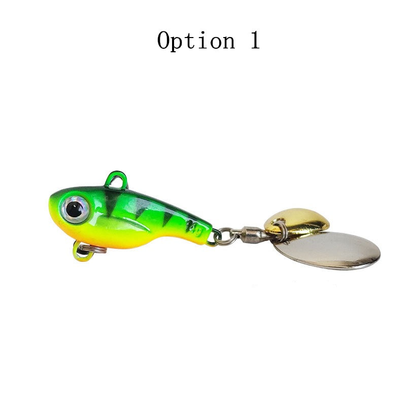 2pc 5/8/11/14/17/20g metal vibrating blade fishing lure with spinner