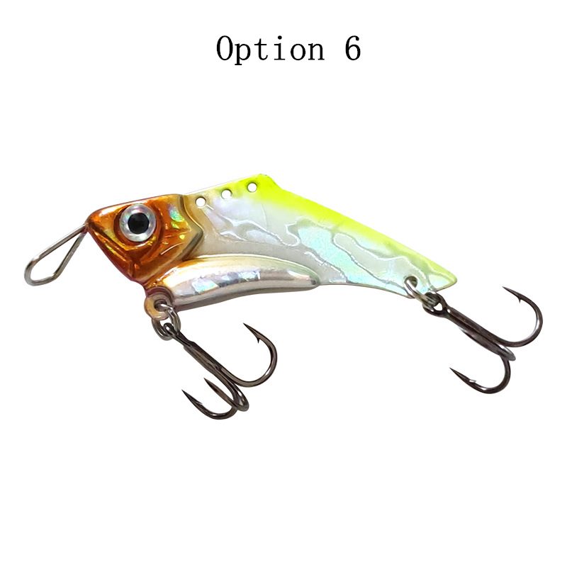 2pc 4.5cm 9.5g metal vibrating blade sinking fishing lure