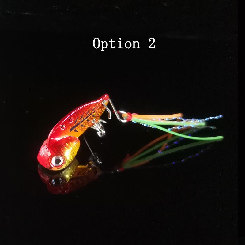 2pc 3g/6g metal vibrating blade sinking fishing lure