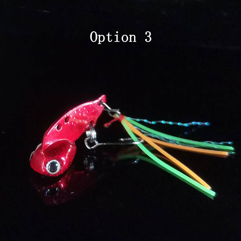 2pc 3g/6g metal vibrating blade sinking fishing lure