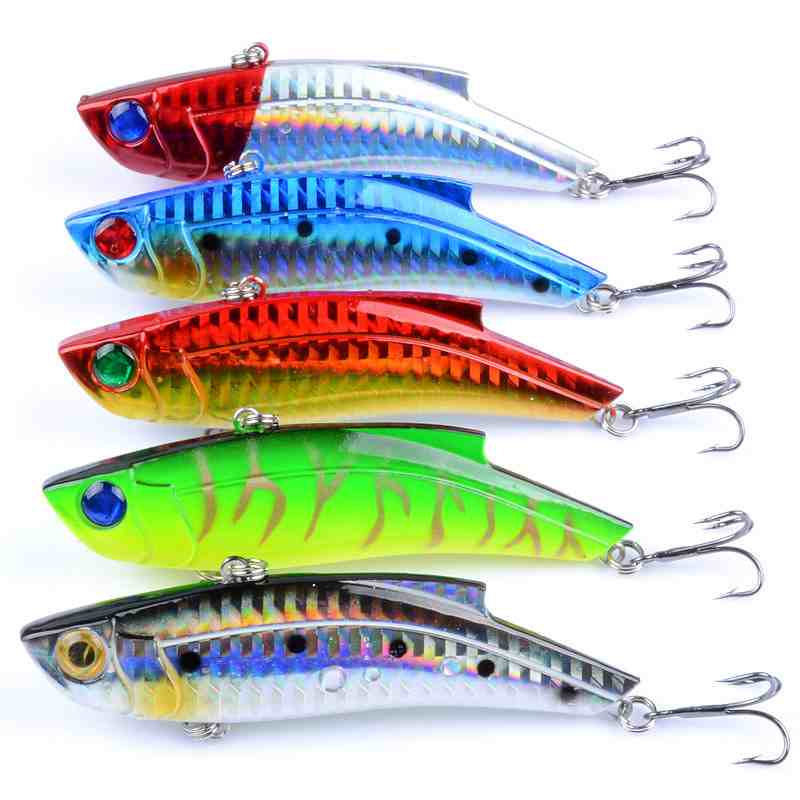 2pc 9cm 26.5g plastic sinking VIB lure lipless crankbait