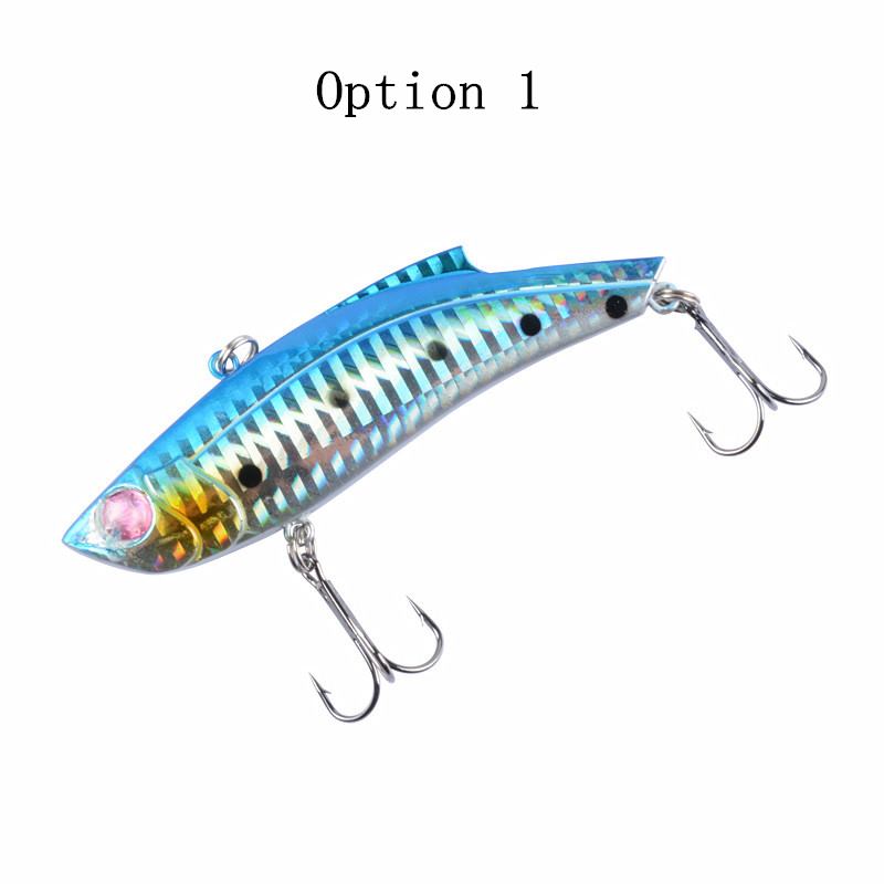 2pc 9cm 26.5g plastic sinking VIB lure lipless crankbait