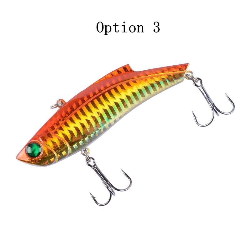 2pc 9cm 26.5g plastic sinking VIB lure lipless crankbait