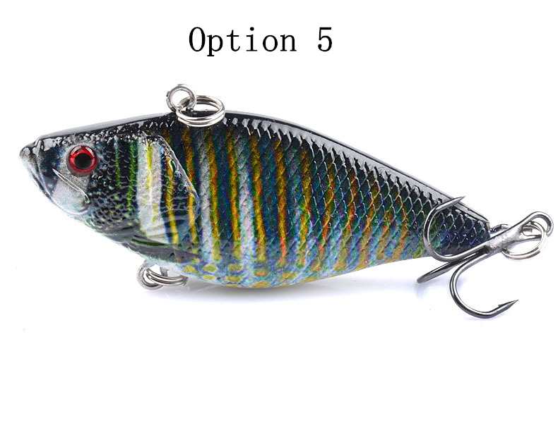 2pc 6.6cm 11.5g plastic sinking VIB lure lipless crankbait