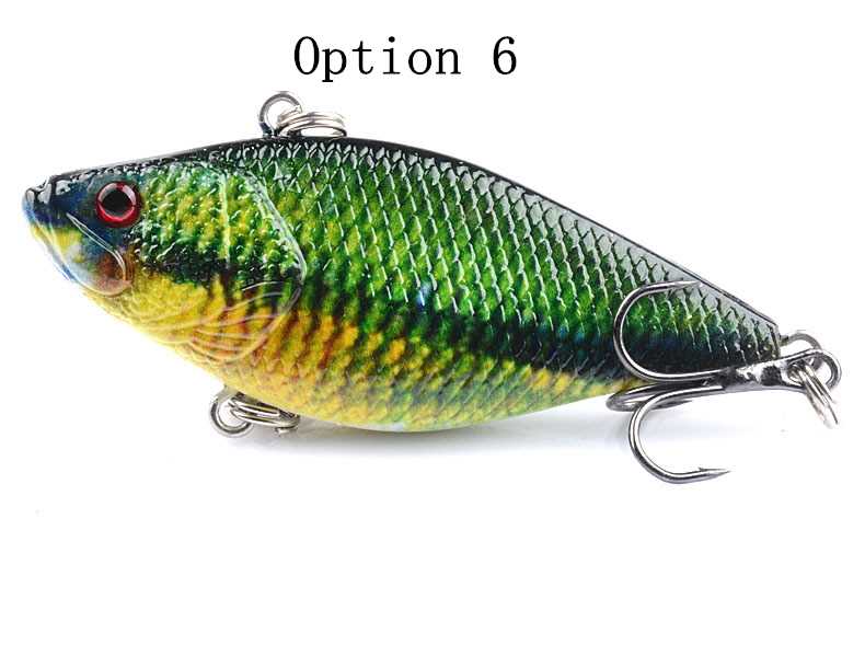 2pc 6.6cm 11.5g plastic sinking VIB lure lipless crankbait