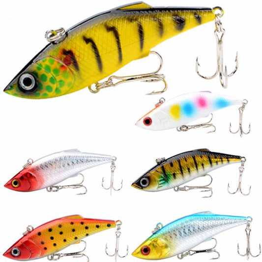 2pc 8cm 11.8g plastic sinking VIB lure lipless crankbait