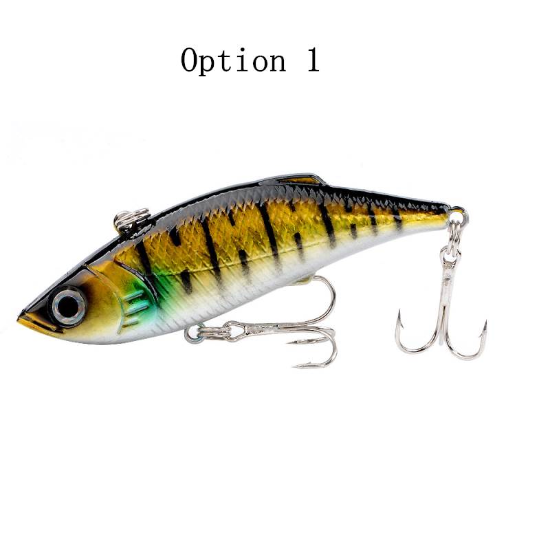 2pc 8cm 11.8g plastic sinking VIB lure lipless crankbait