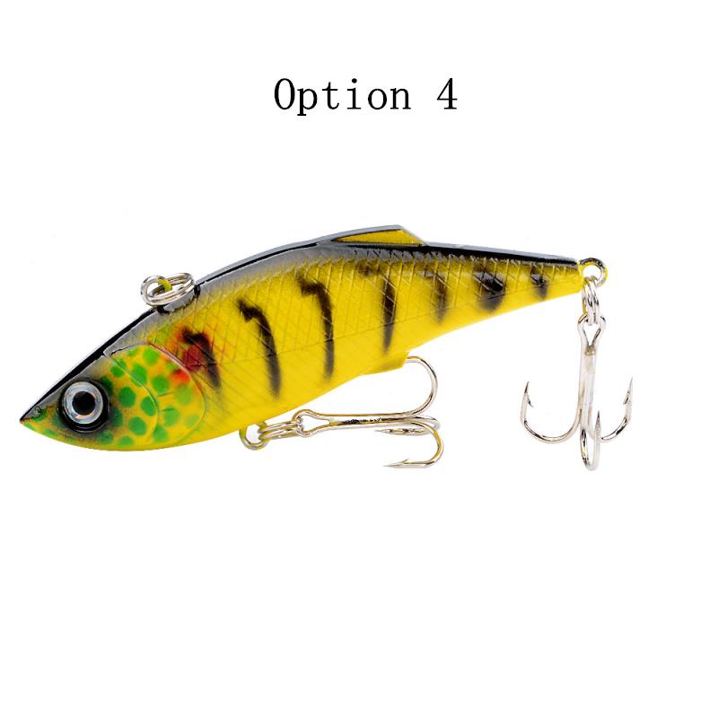 2pc 8cm 11.8g plastic sinking VIB lure lipless crankbait