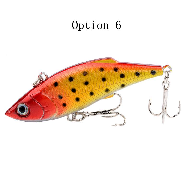 2pc 8cm 11.8g plastic sinking VIB lure lipless crankbait