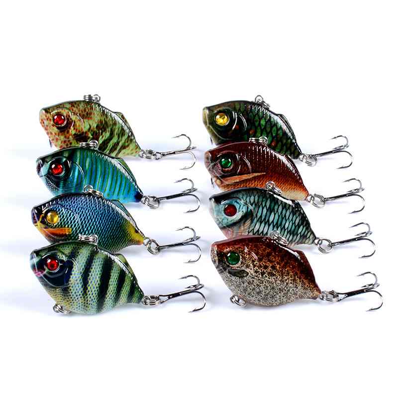 2pc 4.5cm 8.8g plastic sinking VIB lure lipless crankbait