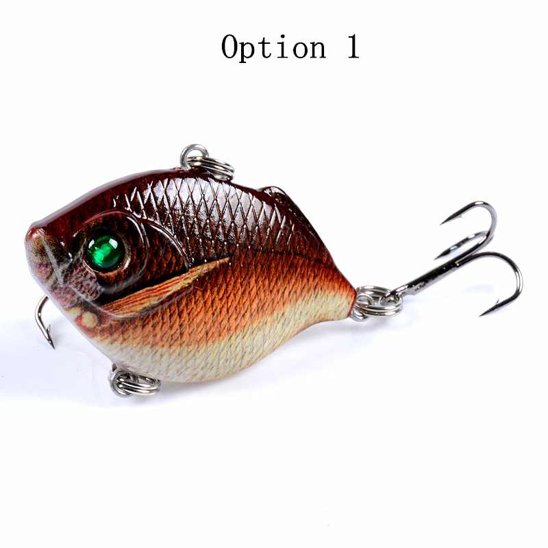 2pc 4.5cm 8.8g plastic sinking VIB lure lipless crankbait