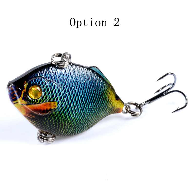 2pc 4.5cm 8.8g plastic sinking VIB lure lipless crankbait