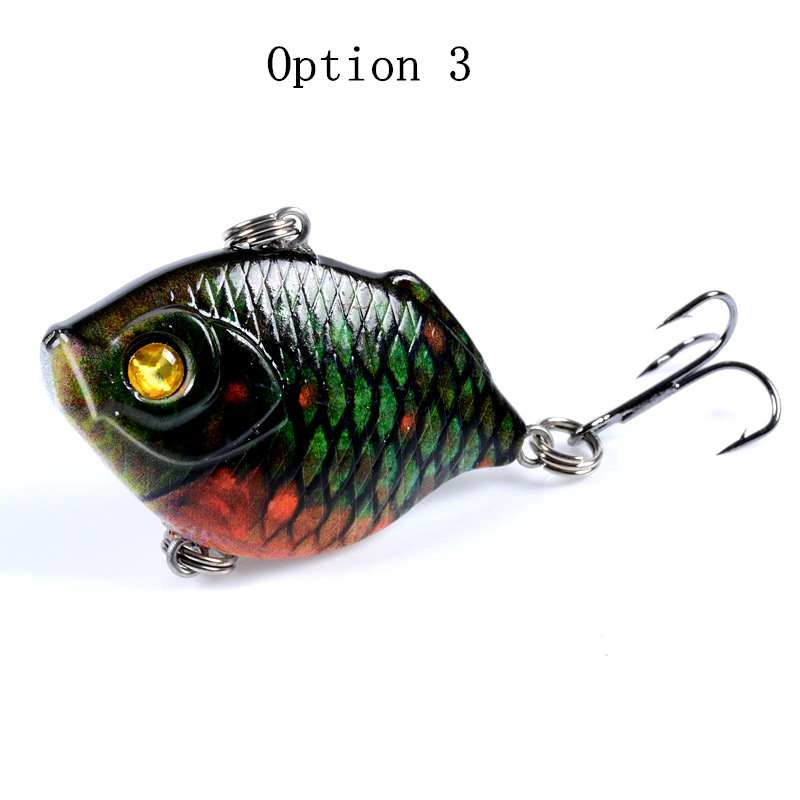 2pc 4.5cm 8.8g plastic sinking VIB lure lipless crankbait