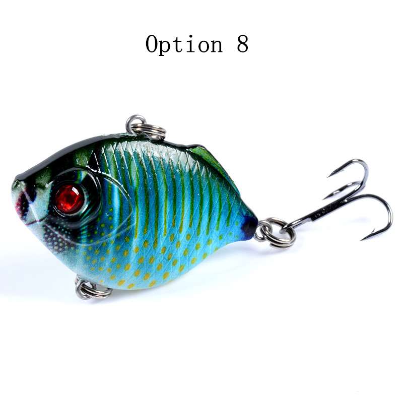 2pc 4.5cm 8.8g plastic sinking VIB lure lipless crankbait