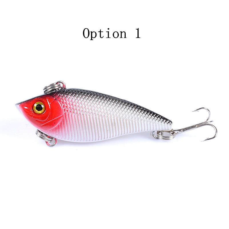 2pc 5cm 6g plastic sinking VIB lure lipless crankbait