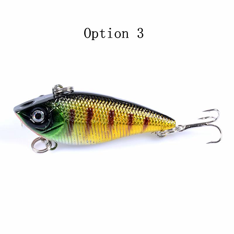 2pc 5cm 6g plastic sinking VIB lure lipless crankbait