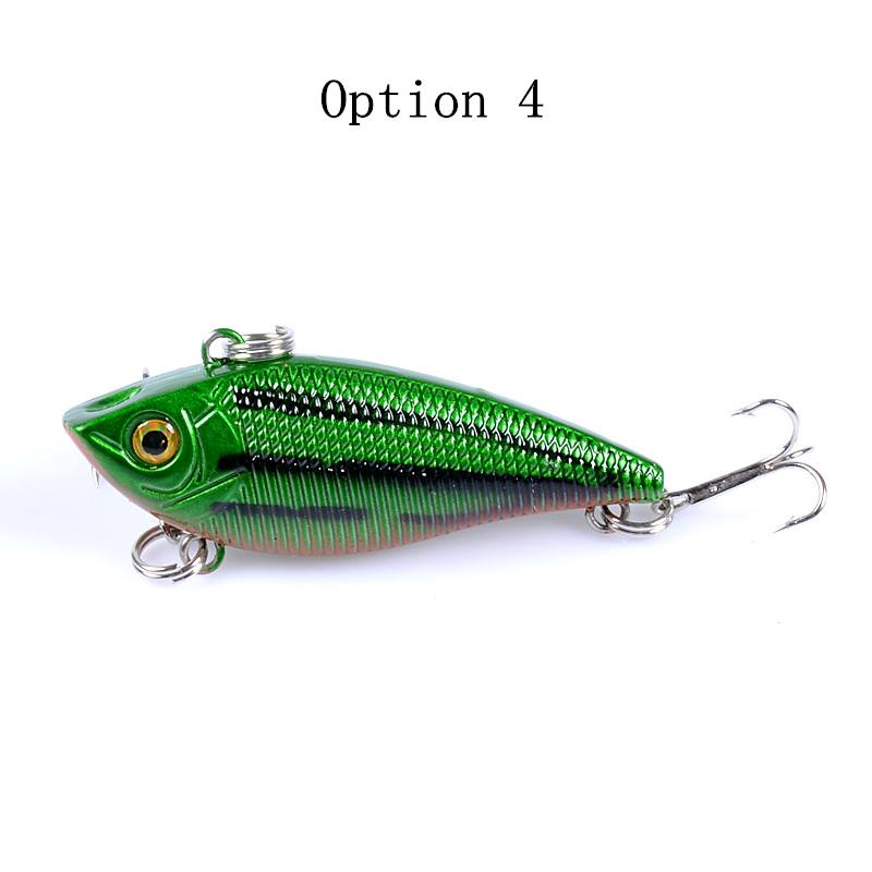 2pc 5cm 6g plastic sinking VIB lure lipless crankbait