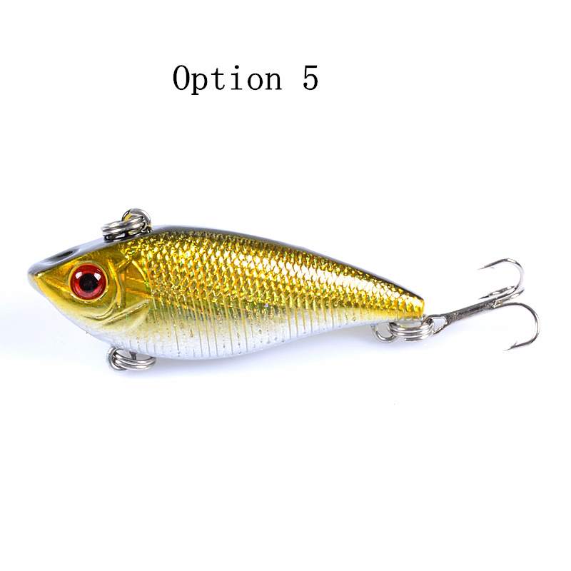 2pc 5cm 6g plastic sinking VIB lure lipless crankbait