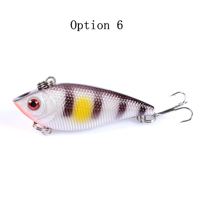 2pc 5cm 6g plastic sinking VIB lure lipless crankbait