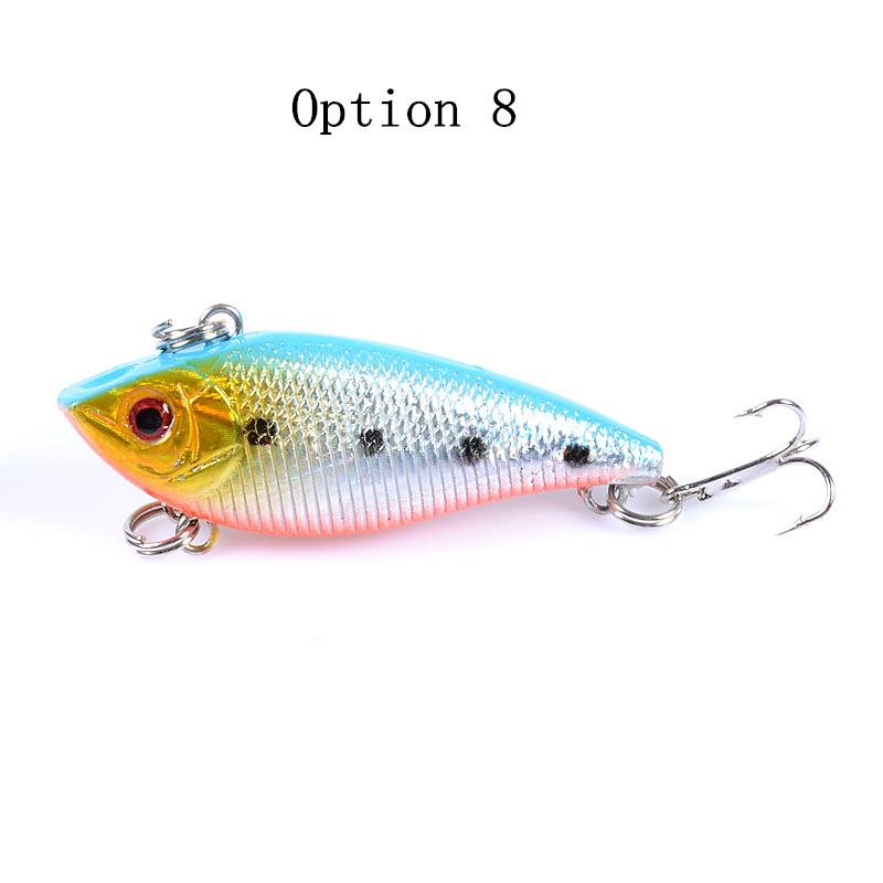 2pc 5cm 6g plastic sinking VIB lure lipless crankbait