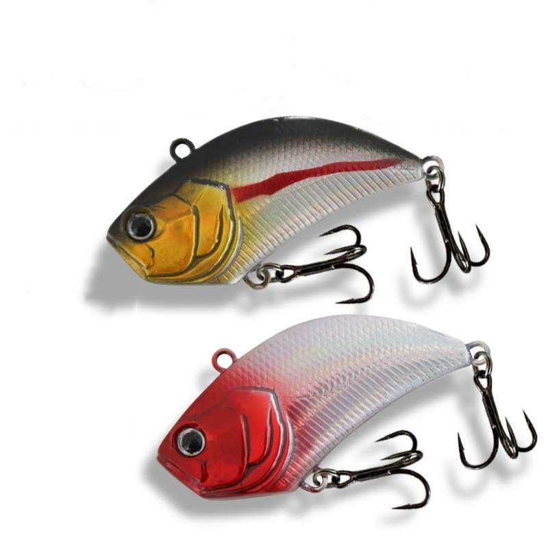 2pc 5.3cm 14g plastic sinking VIB lure lipless crankbait