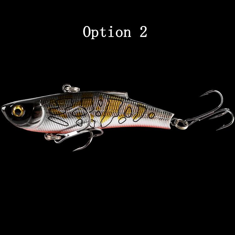 2pc 7cm 17.9g plastic sinking VIB lure lipless crankbait