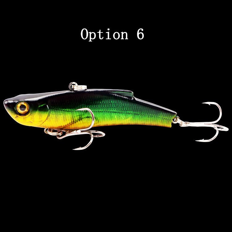 2pc 7.5cm 18g plastic sinking VIB lure lipless crankbait