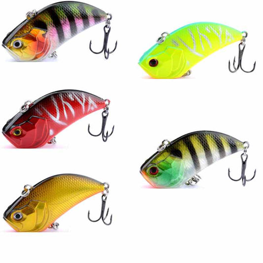 2pc 5.2cm 13g plastic VIB sinking lure lipless crankbait