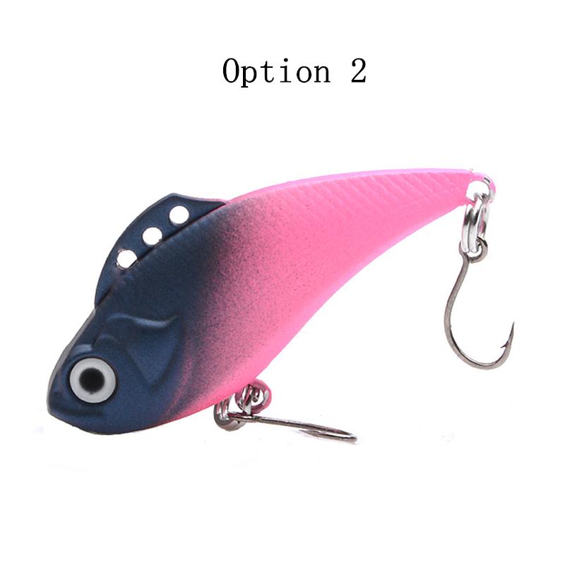 2pc 4.1cm 3.8g plastic sinking VIB lure lipless crankbait