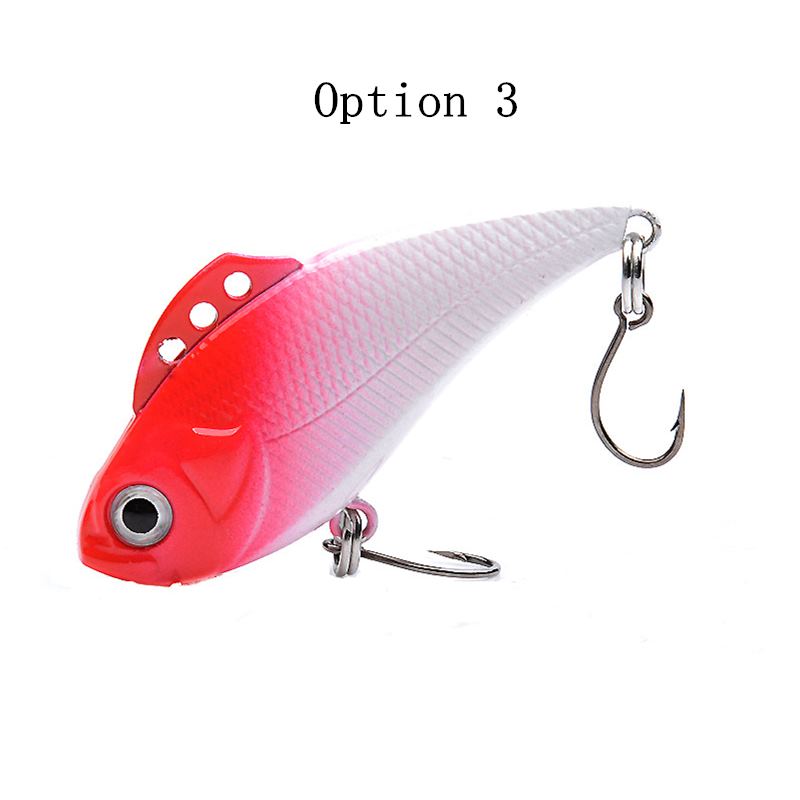 2pc 4.1cm 3.8g plastic sinking VIB lure lipless crankbait