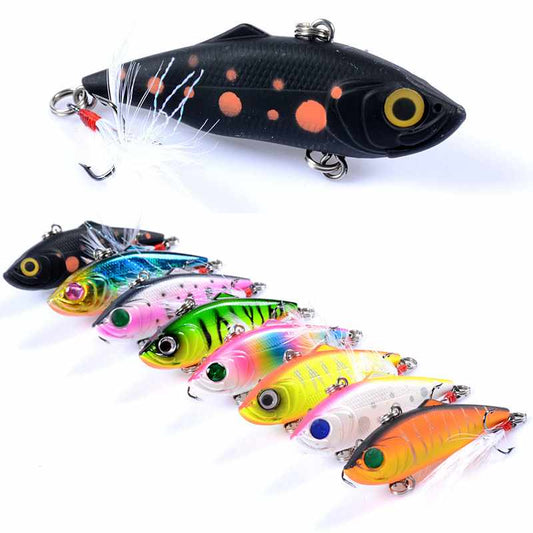 2pc 6.1cm 11.2g plastic sinking VIB lure lipless crankbait