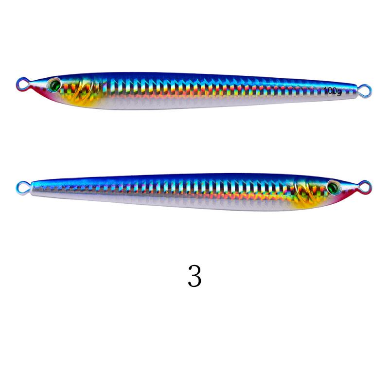 1pc 7/10/14/17/21/28/40/60/80/100g metal Jig lures