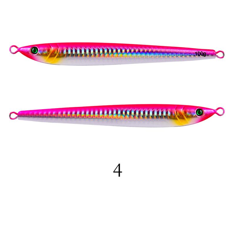 1pc 7/10/14/17/21/28/40/60/80/100g metal Jig lures