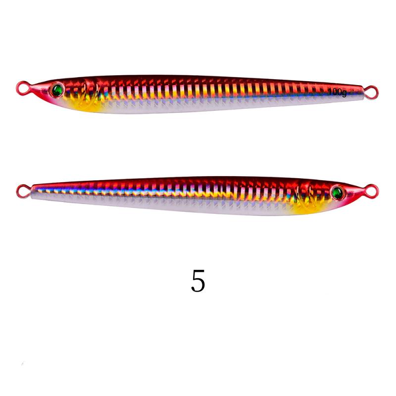 1pc 7/10/14/17/21/28/40/60/80/100g metal Jig lures