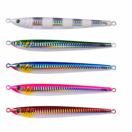 1pc 7/10/14/17/21/28/40/60/80/100g metal Jig lures