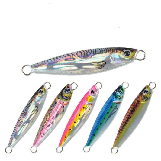 2pcs 7/10/15/20/25/30/40/60/80g metal Jig lures