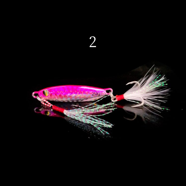 2pcs 7/10/15/20/25/30/40g metal Jig fishing lures