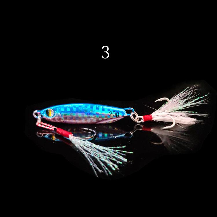 2pcs 7/10/15/20/25/30/40g metal Jig fishing lures