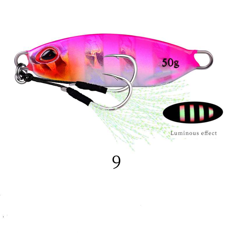 1pc 10/15/20/30/40/50g metal Jig lures