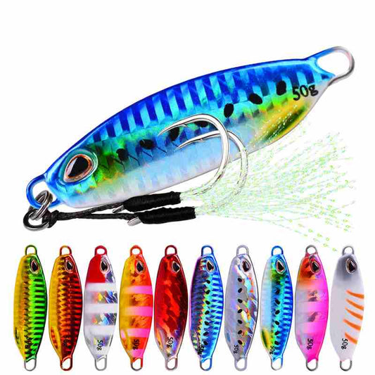 1pc 10/15/20/30/40/50g metal Jig lures