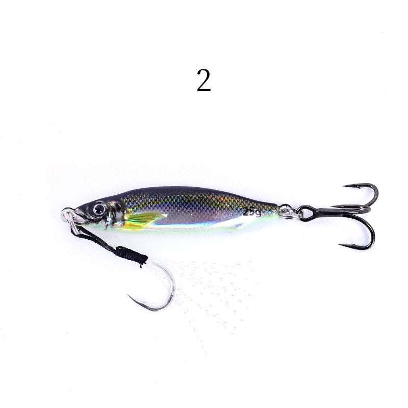 2pc 10/15/20/25g Three-Dimensional JIG lure