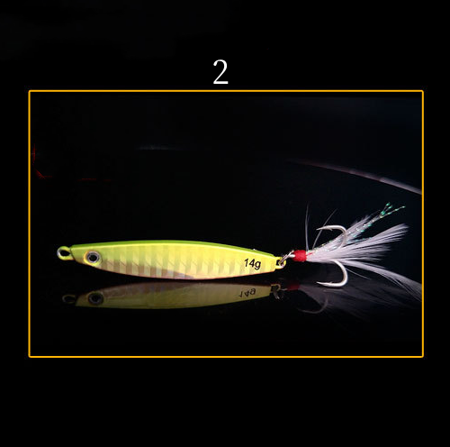 2pc 7/10/14/17/21g metal Jig lures wholesale