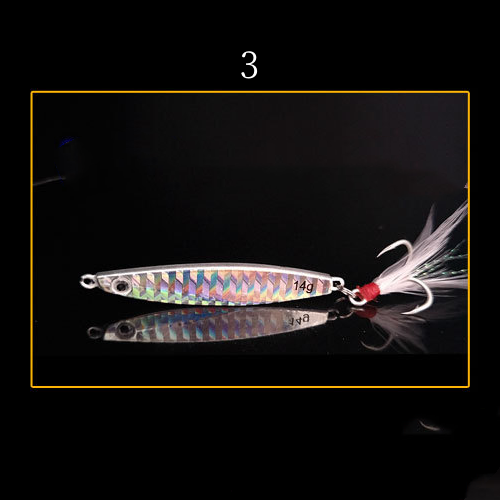 2pc 7/10/14/17/21g metal Jig lures wholesale