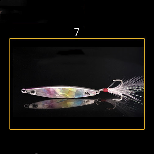 2pc 7/10/14/17/21g metal Jig lures wholesale