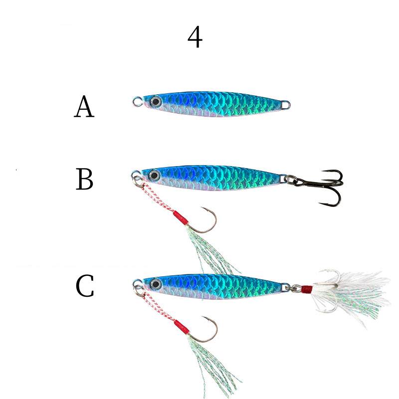 2pcs 7/10/14/17/21/25/30/40g Jig lure