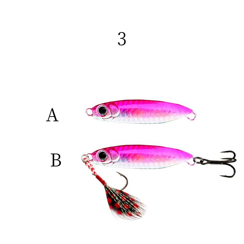 2pc 7/10/15/20/25/30/40g  Imitation fish scales metal Jig lure