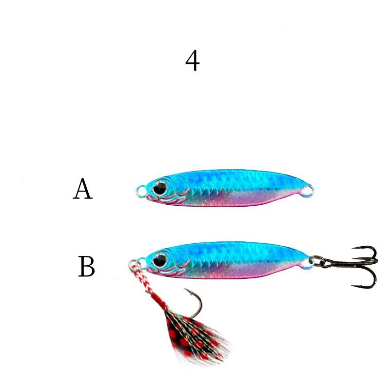 2pc 7/10/15/20/25/30/40g  Imitation fish scales metal Jig lure