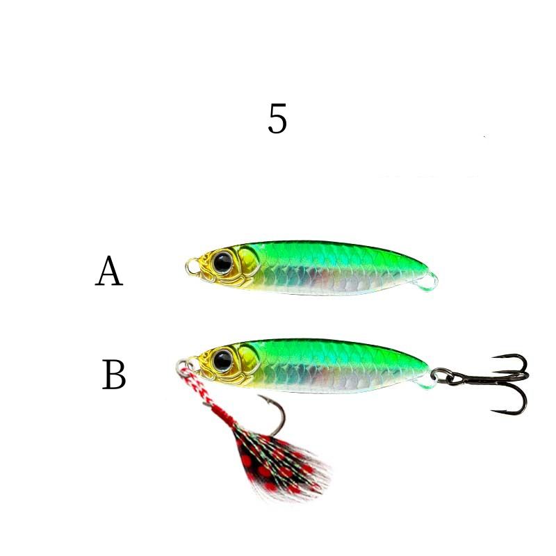 2pc 7/10/15/20/25/30/40g  Imitation fish scales metal Jig lure