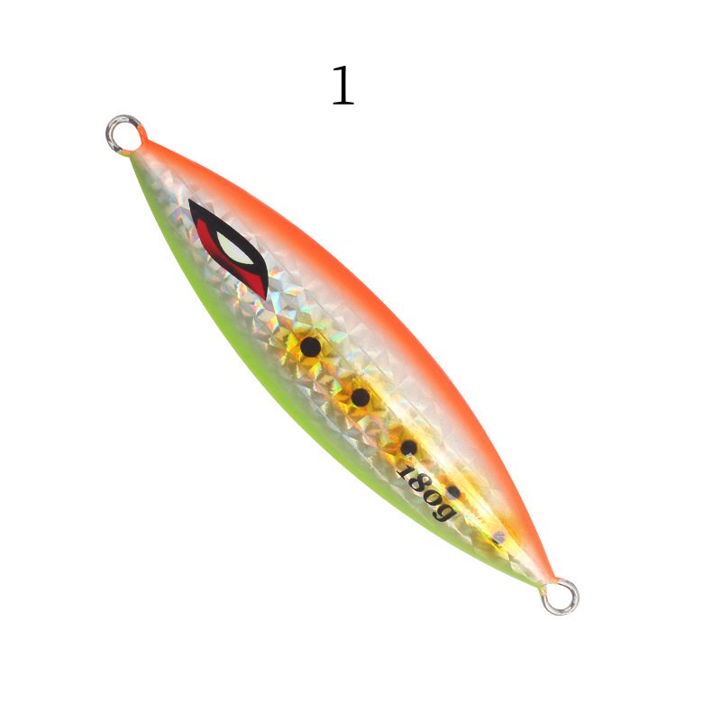 1pc 40/60/80/100/130/150/180/200/220/300/500/750/1000g luminous jig lure