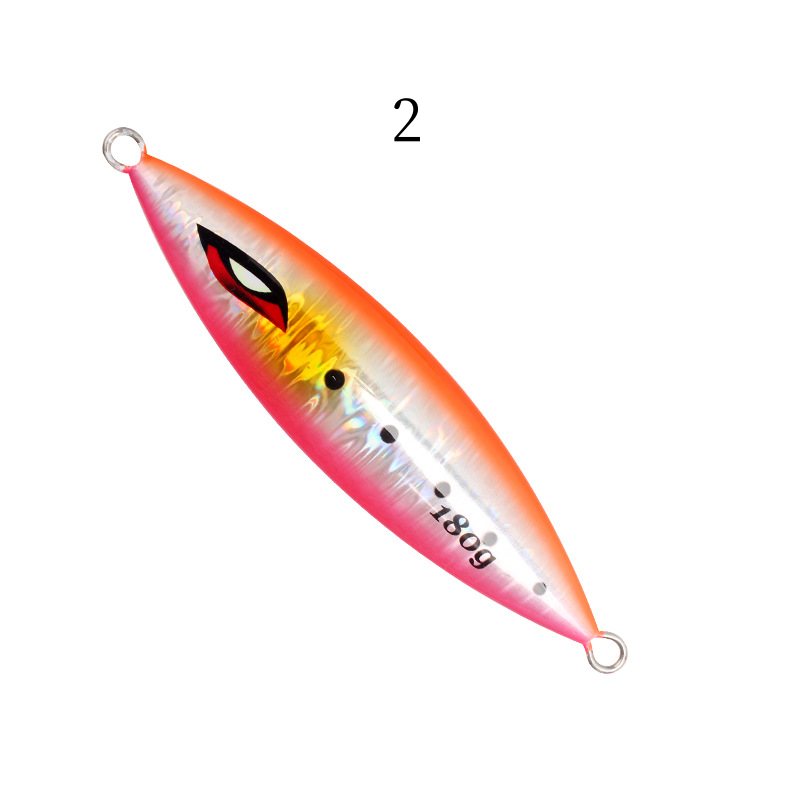 1pc 40/60/80/100/130/150/180/200/220/300/500/750/1000g luminous jig lure